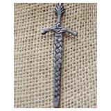 Sterling Silver Dagger Brooch