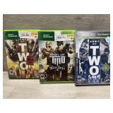 (3) Xbox 360 Games - Army Of Two