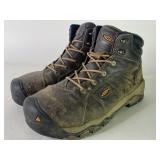 Keen Steel Toe Leather Boots Menï¿½s Size 10