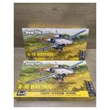 (2) Revell SnapTite A-10 Warthog Models