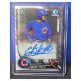 2016 Bowman Chrome Autograph Eddy Julio Martinez