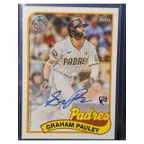 2024 Topps Autograph Graham Pauley Padres RC