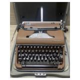 Olympia Typewriter with Art Deco Case - Untested