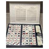 Vtg Mahjong Set With Case - Complete