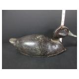 NICE EARLY HOLLOW BLACK DUCK DECOY