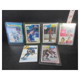 6 VINTAGE HOCKEY CARDS