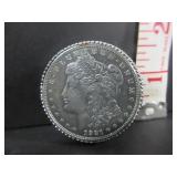 1921 SILVER US MORGAN DOLLAR MADE INTO A BROACH