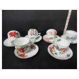 LOT OF 6 MISC. CUPS AND SAUCERS