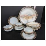 NIPPON CROWN MARK PORCELAIN DISHES