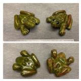 Vintage Naughty Frog Figurines