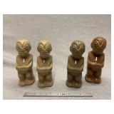 MCM Trader Vicï¿½s Tiki PEPPER Shakers Only 4pc