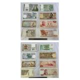 Foreign paper currency / banknotes