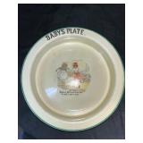 6.75 " VINTAGE JACK AND JILL BABY DISH