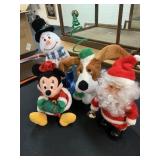 ANIMATED CHRISTMAS PLUSHES - 9 TO 14 "