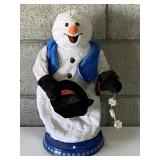 Vtg. Mr. Snow (Needs Cord) & A Cute Little Snowman