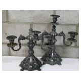 Silver Plate Candelabras