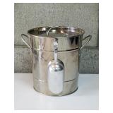 Metal Ice Bucket with Scoop