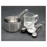 Stainless Measuring Cups and Spoons/Creamer