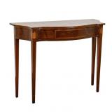 E.R. Wilkerson Marquetry Inlaid Console Table