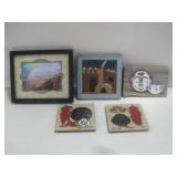 Five Assorted Southwestern Wall Art See Info