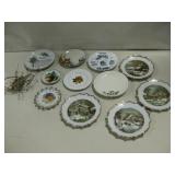 Assorted China & Porcelain Plates Largest 7"