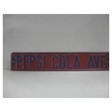 32"x 6" Pepsi Cola Ave Sign