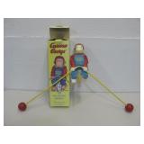 Vtg Curios George Balancing Monkey W/ Box