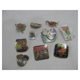 Ten Balloon Fiesta Pins Pictured