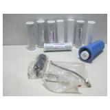 Nine Filters W/Large Blue Cap & Accessories