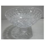 10" x 7" Vtg Lead Crystal Fruit Bowl