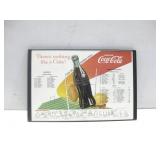 17"x 11" Vtg 1955 Coke Advertisement Print