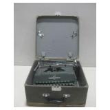 Vtg Underwood Typewriter W/ Case Untested See Info