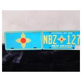 Two New Mexico License Plates