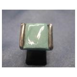 Vtg Sterling Silver Modernist Turquoise See Info