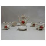 Six Piece Lily Creek Christmas Garden Tea Set