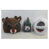 Abominable & Rudolph Head W/Smoko Figurine See