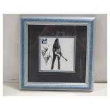 Framed Autographed Melissa Etheridge Print See