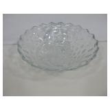 10" Vtg Glass Serving Bowl