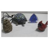 Stained Glass Turtle Lamp & Home Art Items See