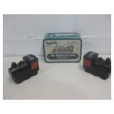 NIP 5.5" x 4" x 2" Toy Train In A Tin Express See