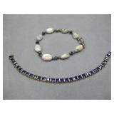 Blue Stone Tennis Bracelet See Info