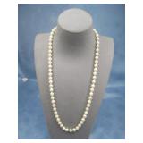 Vtg Genuine Pearls Stamped W/585 Gold Clasp