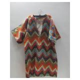 Aztec SW Mayan Bird Fiesta Shirt No Size