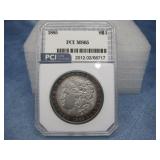 PCI Graded 1885 Morgan Silver Dollar 90% Silver