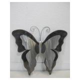 16.5"x 19" Metal Butterfly Art