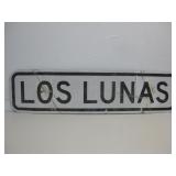 4"x 12" Metal Los Lunas Sign See Info