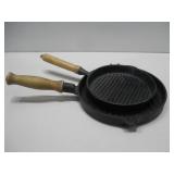 Vtg 10" Cast Iron Skillet Griddle See Info