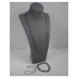 Necklace & 2 Bracelets One Marked Sarah Coventry