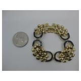 Gold Tone Horse Shoe Bracelet