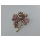 Vtg Joan Rivers Hallmarked Flower Brooch/Pin